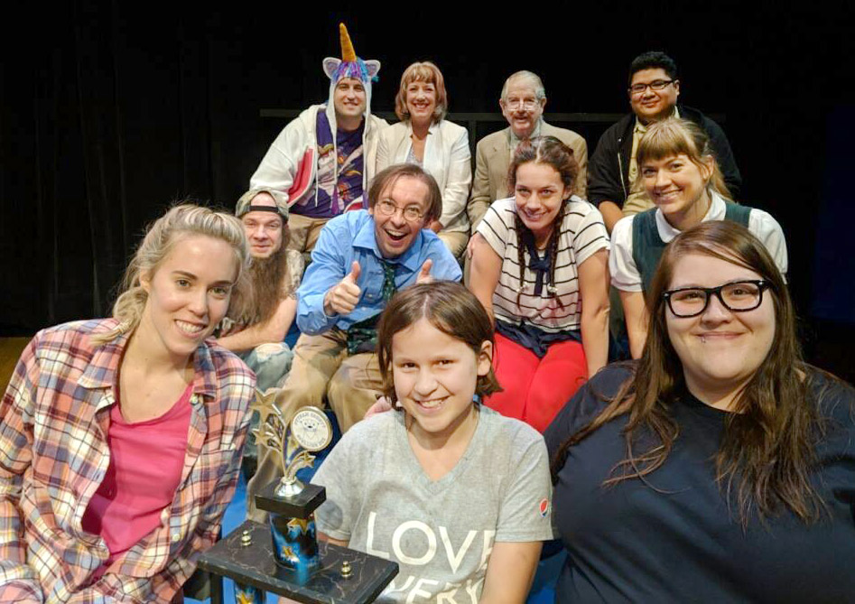 Cast & friends of The 25th Annual Putnam County Spelling Bee (2018)