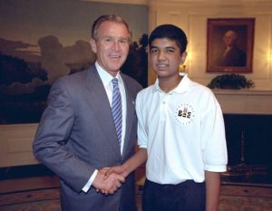 Spelling Bee Champ meets US President