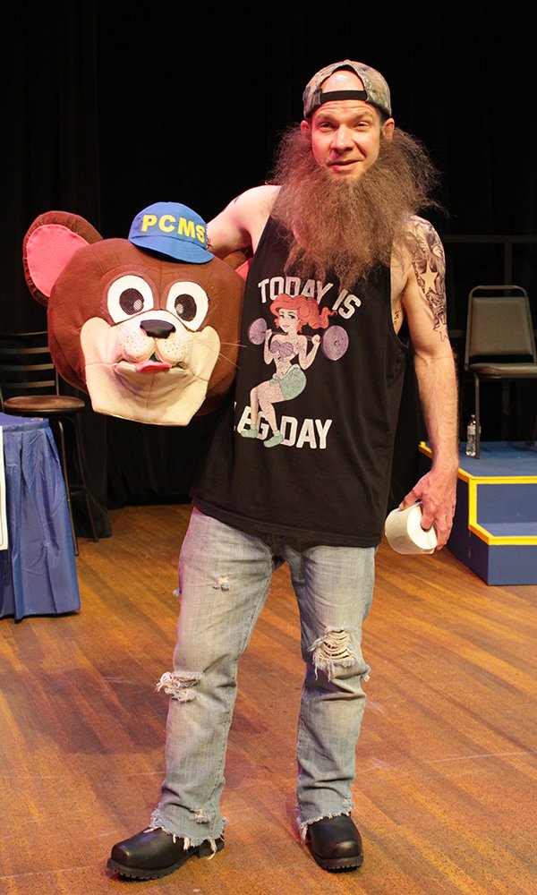 Commonweal professional resident ensemble member Eric Lee as Mitch Mahoney in The 25th Annual Putnam County Spelling Bee