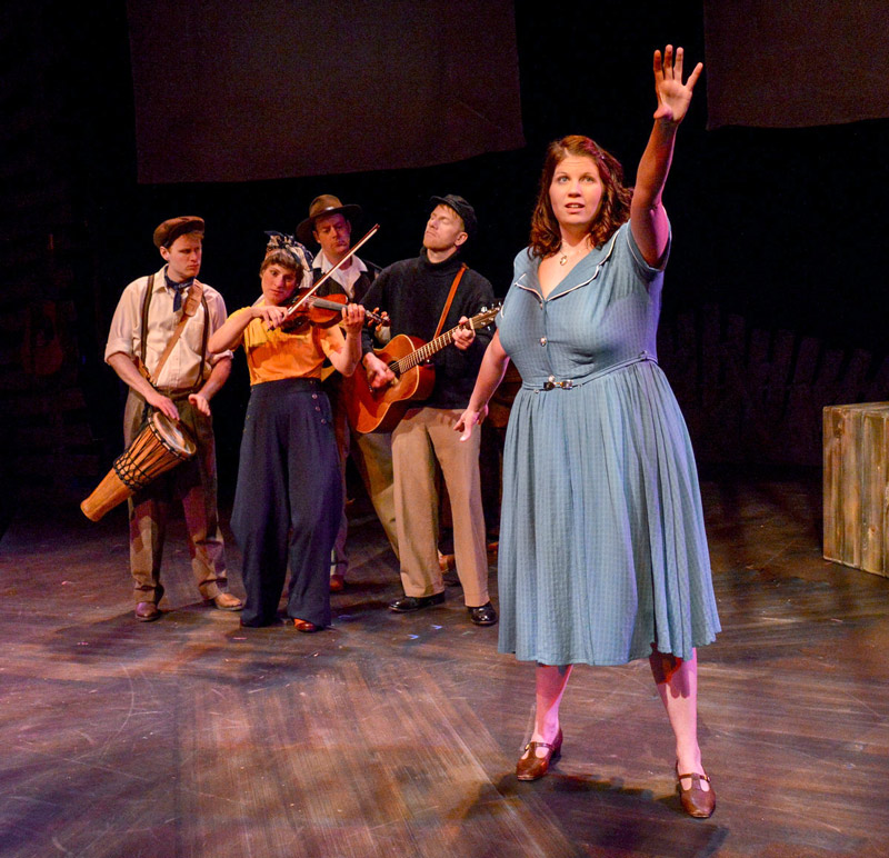 Megan Pence in Woody Guthrie's American Song, 2015