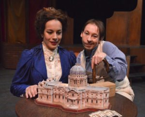 Lizzy Andretta and Brandt Roberts as Kendal and Merrick in The Elephant Man, 2017
