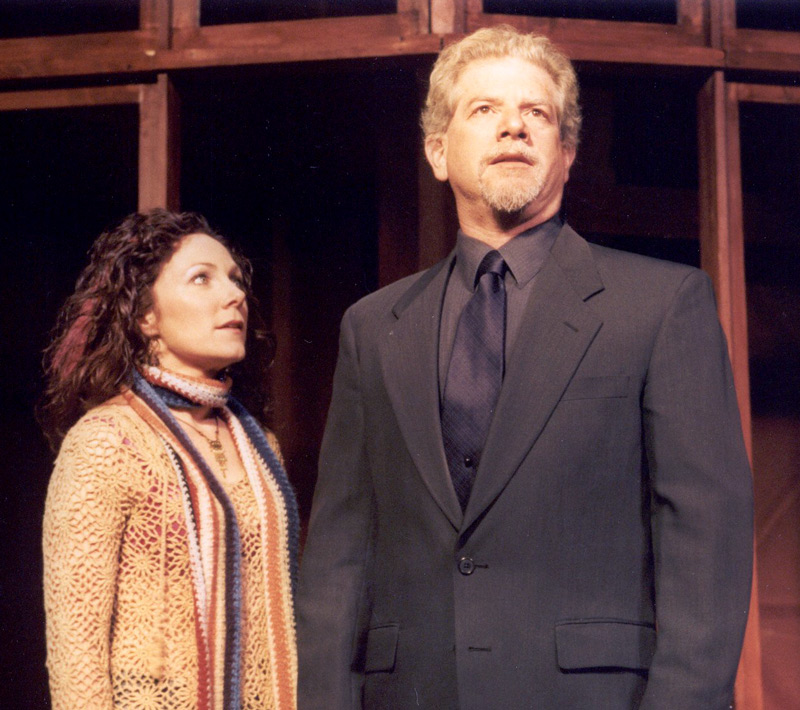 Adrienne Sweeney and Hal Cropp in The Master Builder, 2003