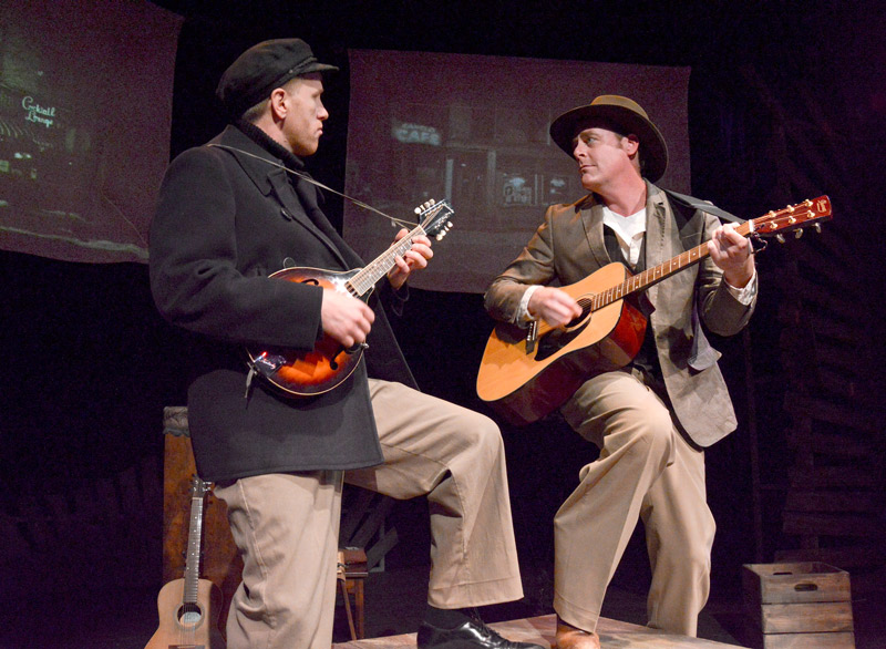 Ryan Lee and Jeremy van Meter in Woody Guthrie's American Song, 2015