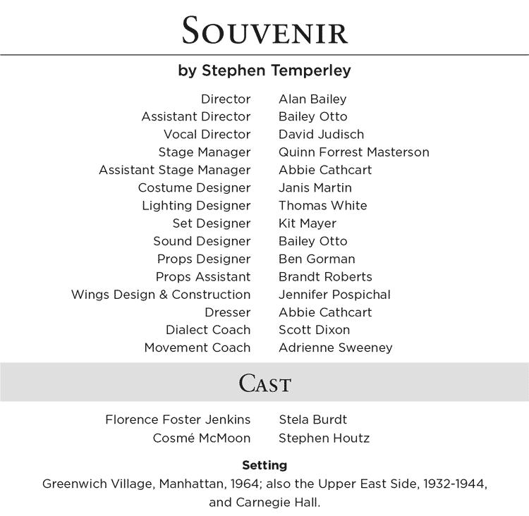 Souvenir - Cast and Crew
