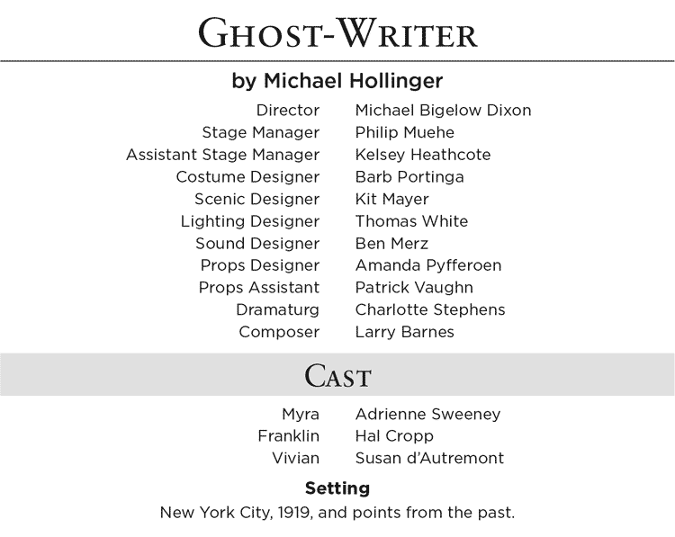Ghost-Writer - Cast and Crew