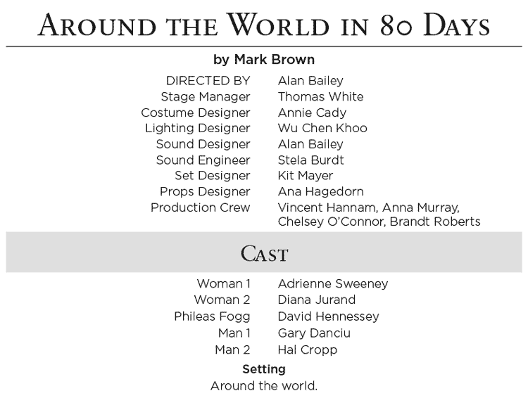 Around the World in 80 Days, 2014 - Cast & Crew