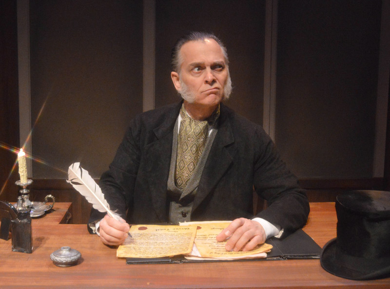 Ben as Scrooge in The Trial of Ebenezer Scrooge, 2017